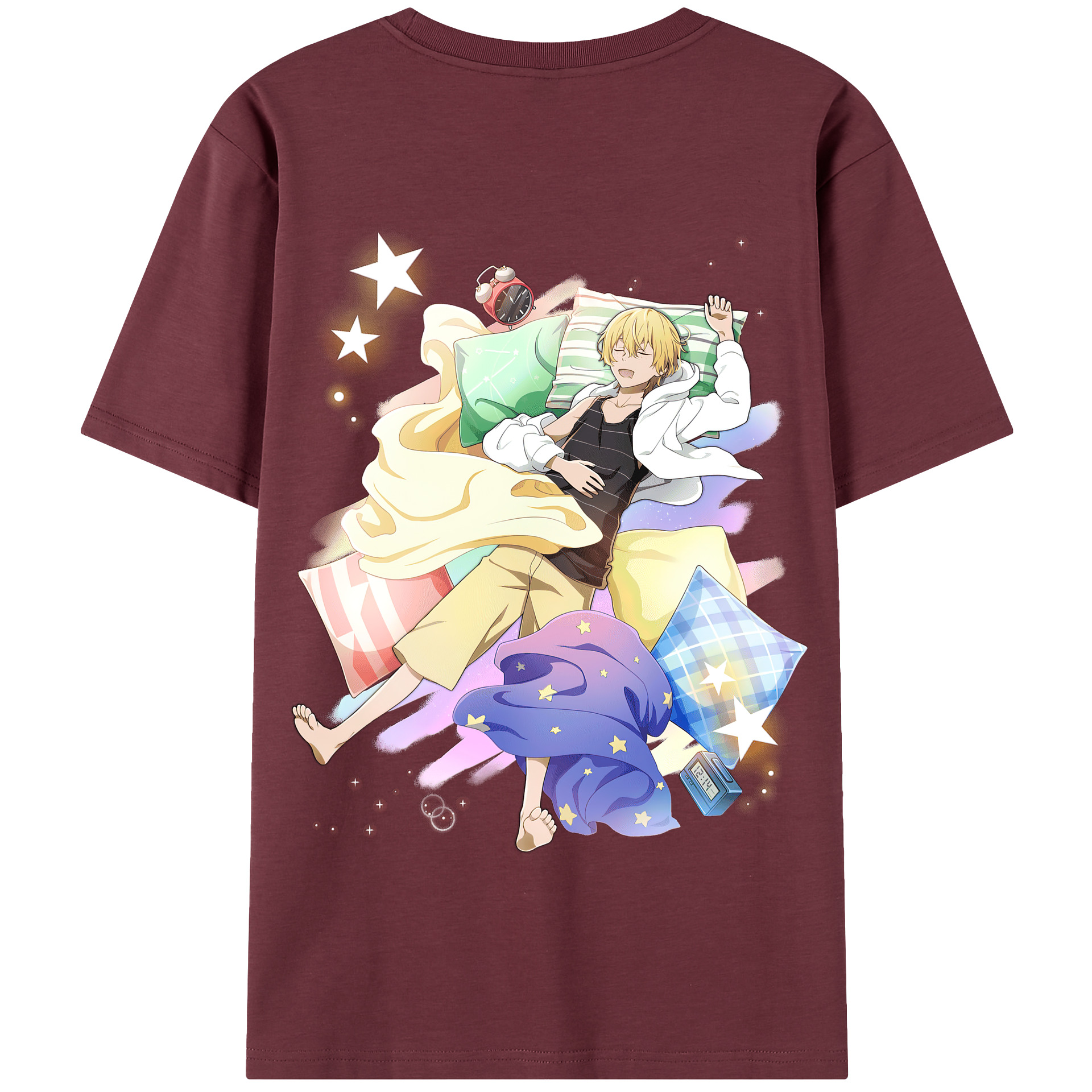 （画像用） 文豪ストレイドッグス Bungo Stray Dogs 綿100％半袖Tシャツ（背面プリント）